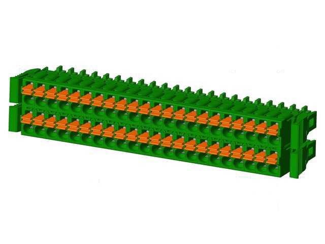 Connector: ontkoppelbare terminal strip; stekker; vrouwelijk Connector: ontkoppelbare terminal strip; stekker; vrouwelijk